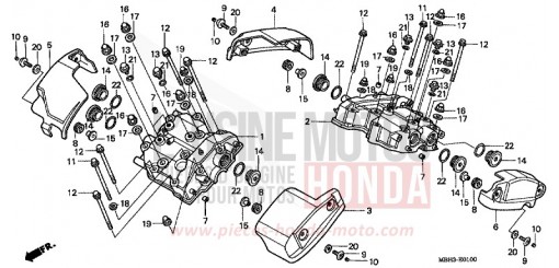 COUVERCLE DE CULASSE VT1100C3X de 1999